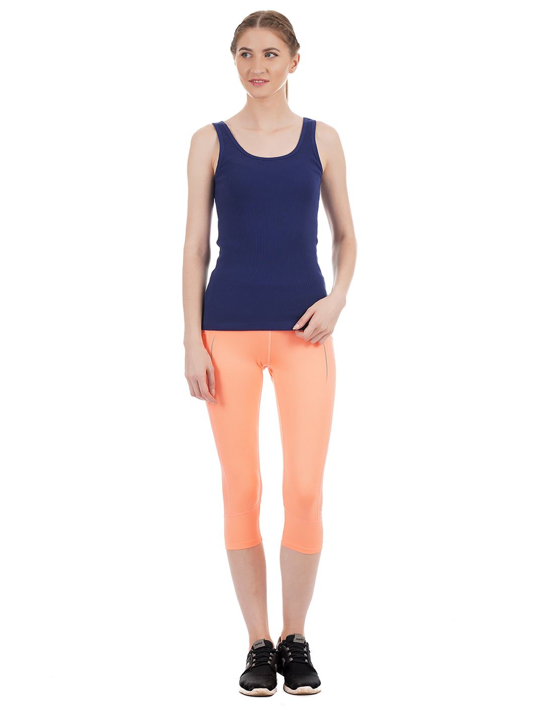 U.S. Polo Assn. Women Casual Wear Solid Gym Tight